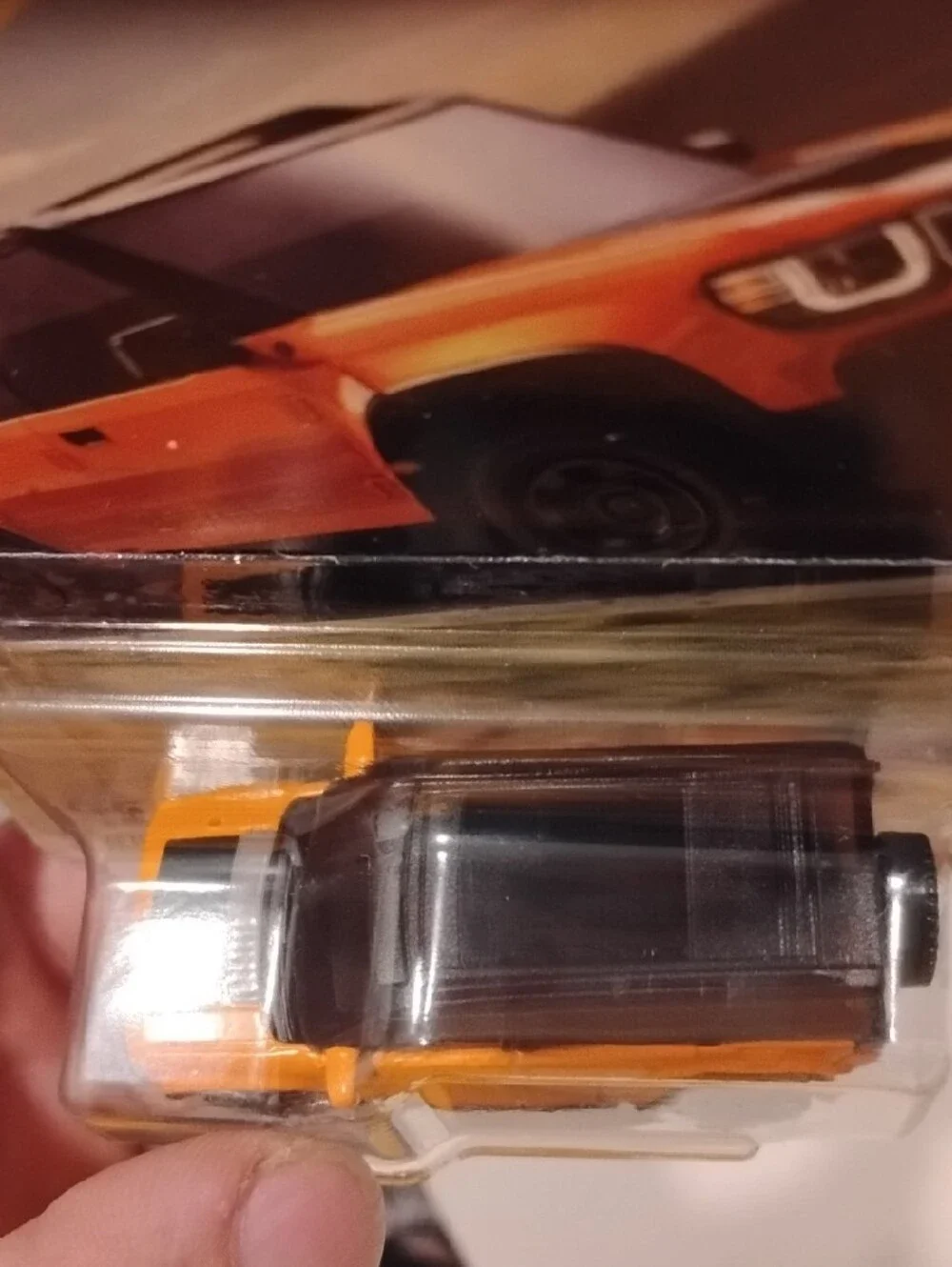 Mattel Matchbox 2025 Jeep Recon Toy Car - Orange and Black
